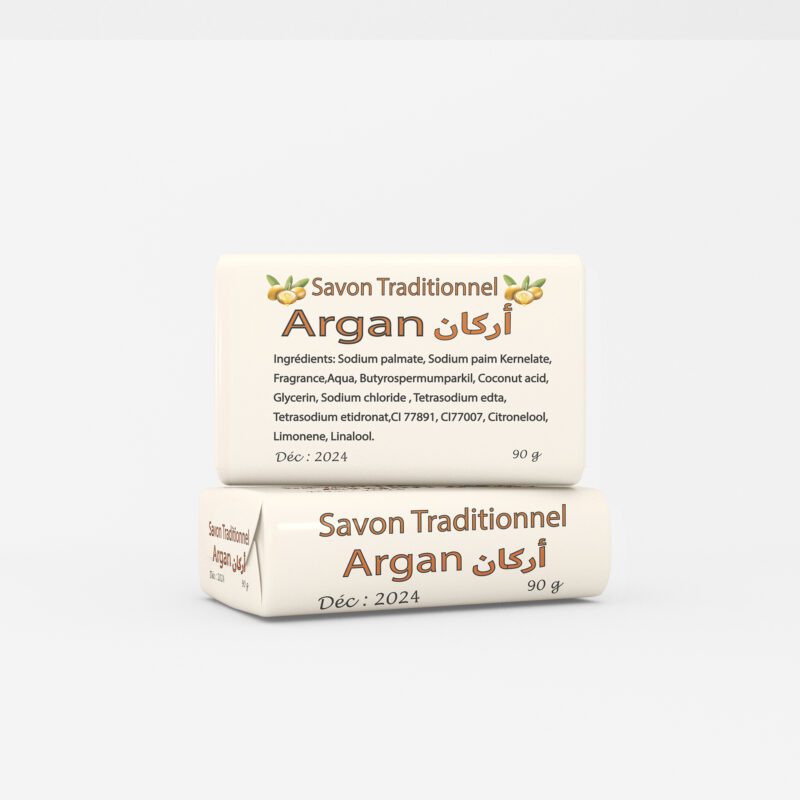 Savon Naturel Exfoliant Visage à l’Huile d’Argan