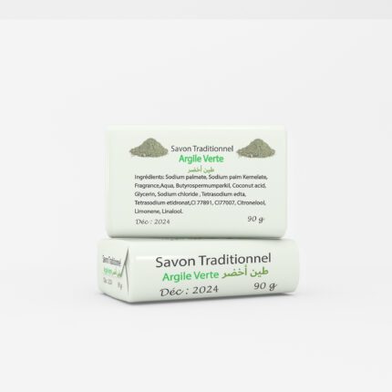 Savon à l'argile verte Bio